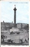 CPA Paris La Bastille et la Colonne de Juillet 