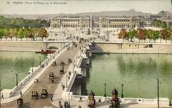 CPA Paris Pont et Place de la Concorde 