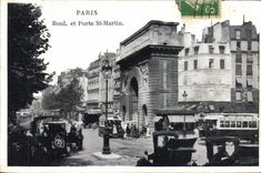 CPA Paris Boul et Porte St Martin 