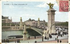 CPA Paris Le Pont Alexandre III 