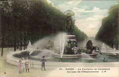 CPA Paris La Fontaine de Carpeaux Avenue de l'Observatoire 