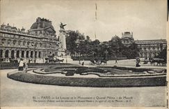 CPA Paris Le Louvre et le Monument Quand Meme de Mercie 