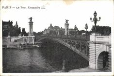 CPA Paris le Pont Alexandre III 