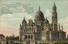 CPA Paris basilique de Sacre Coeur de Montmartre Aspect du Monument termine 