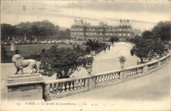 CPA Paris Le Jardin du Luxembourg 