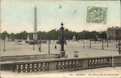 CPA Paris La Place de la Concorde 