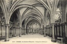 CPA Paris La Sainte Chapelle Chapelle Interieure 