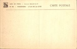 CPA Vues de Paris Panorama L'Ile de la Cite 