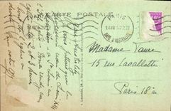 CPA Panorama sur la Seine pris vers la Tour Eiffel 