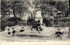 CPA Paris Le Luxembourg Monument de Delacroix 