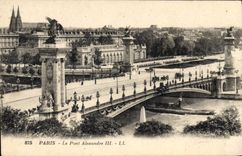 CPA Paris Le Pont Alexandre III 