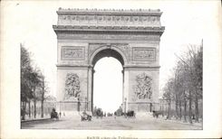 CPA Paris Arc de Triomphe 