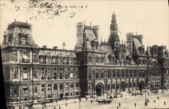 CPA Paris L'Hotel de Ville 