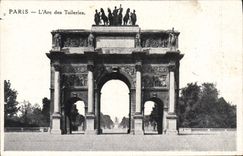 CPA Paris L'Arc des Tuileries 