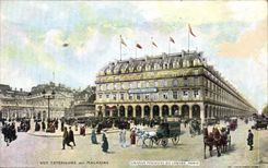 CPA Vue exterieure des Magasins Grands Magasins du Louvre Paris 