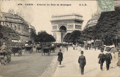 CPA Paris Avenue du Bois de Boulogne 