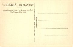 CPA Paris en flanant Notre Dame de Paris Le Transept cote Est 