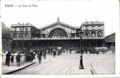 CPA Paris la Gare de l'Est 