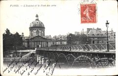 CPA Paris L'Institut et le Pont des Arts 
