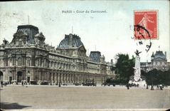 CPA Paris Cour du Carrousel 