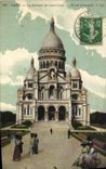 CPA Paris la Basilique du Sacre Coeur facade Principale 