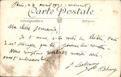 CPA Paris la Chambre des Deputes et le Pont de la Concorde Bateau