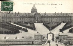 CPA Paris les Invalides vue generale 