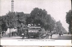 CPA Paris Boul Sebastopol et place du Chatelet 