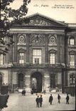 CPA Paris Entree du Louvre Cote du Pont des Arts 