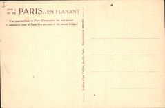 CPA Paris en Flanant vue panoramique de Paris Perspective des Sept Ponts 