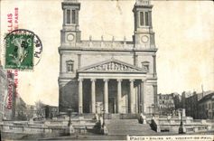 CPA Paris Eglise St Vincent de Paul 