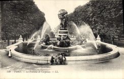 CPA Paris La Fontaine de Carpeaux 