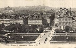CPA Paris Panorama des Tuileries 