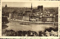CPA Paris Notre Dame et le Cite 