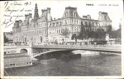 CPA Paris L'Hotel de Ville 