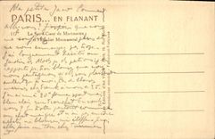 CPA Paris en flanant Le Sacre Coeur de Montmartre et l'Escalier Monumental 