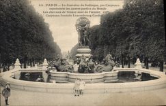 CPA Paris La Fontaine du Zodiaque par Carpeaux represente les quatre parties du Monde 
