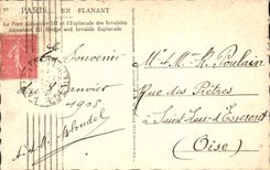 CPA Paris en flanant Le Pont Alexandre III et l'Esplanade des Invalides 