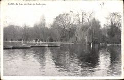 CPA Paris Le Lac du Bois de Boulogne 