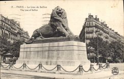 CPA Paris le Lion de Belfort 