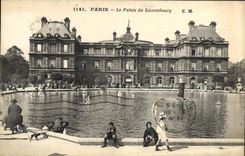 CPA Paris le Palais du Luxembourg 