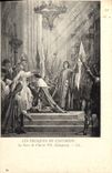 CPA Les Fresques du Pantheon le Sacre de Charles VII Lenepveu 