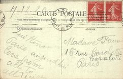 CPA Paris Buttes Chaumont le Belvedere le Passeur 