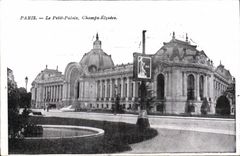 CPA Paris le Petit Palais Champs Elysees 