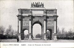 CPA Collection Petit Journal Paris L'Arc de Triomphe du Carrousel 