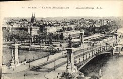 CPA Paris Le Pont Alexandre III 