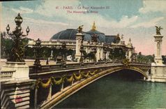 CPA Paris Le Pont Alexandre III 