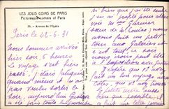 CPA Les Jolis Coins de Paris Avenue de l'Opera 