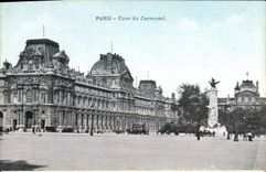 CPA Paris Cour du Carrousel 