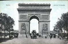 CPA Paris Arc de Triomphe 